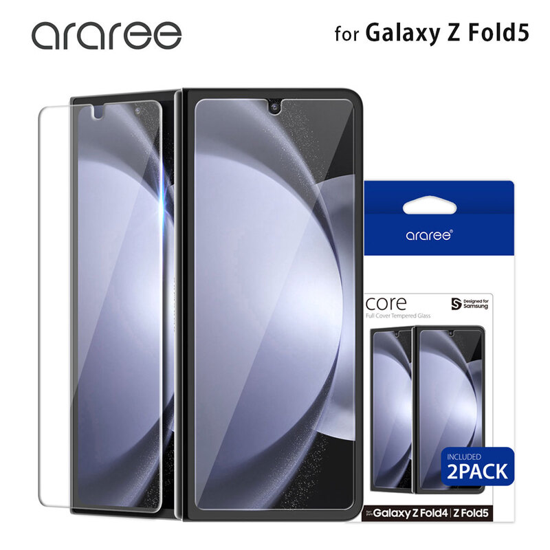 CORE フロントディスプレイ用強化ガラス（2枚入り）【Galaxy Z Fold5】