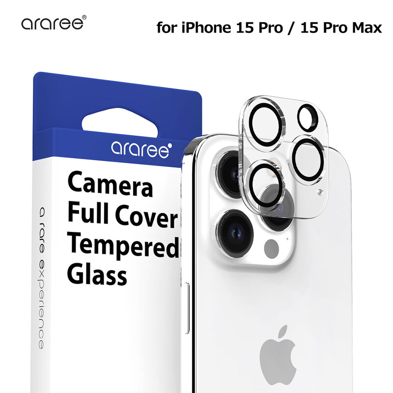 core CM カメラ専用強化ガラスフィルム クリア【iPhone 15 Pro / 15 Pro Max】